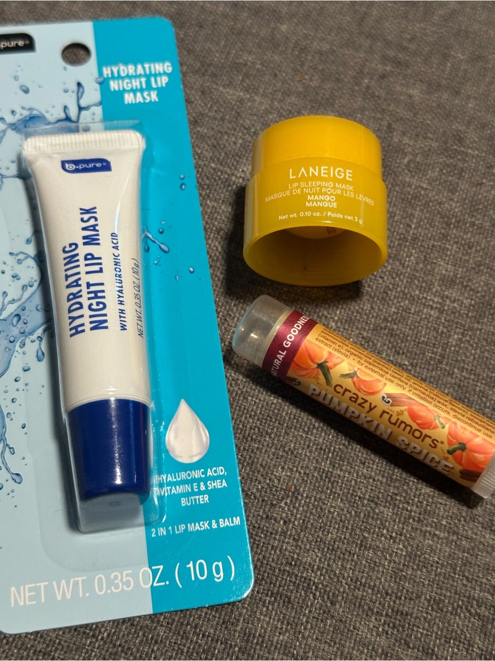Laneige,‎ B Pure, Crazy Rumors Lip Lot New